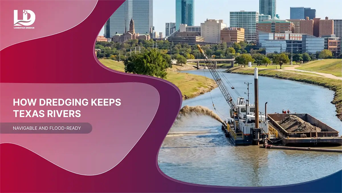 How Dredging Keeps Texas Rivers Navigable and Flood-Ready